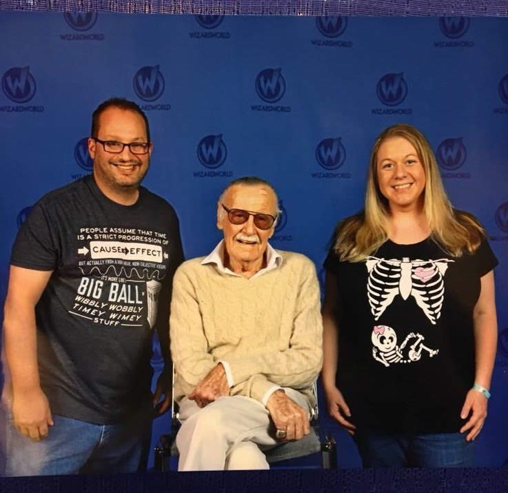 The Nola Nerd Couple and Stan Lee at Wizard World New Orleans