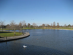 Lafreniere Park where we run as a couple