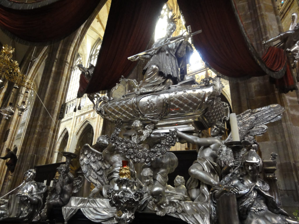 The Baroque Tomb of St. John of Mepomuk in Prague