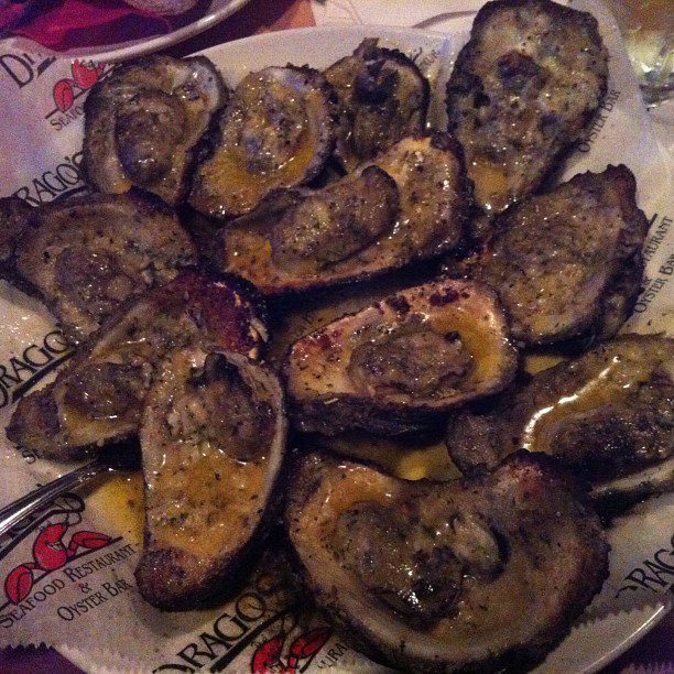 The Original Charbroiled Oysters at Drago's.  