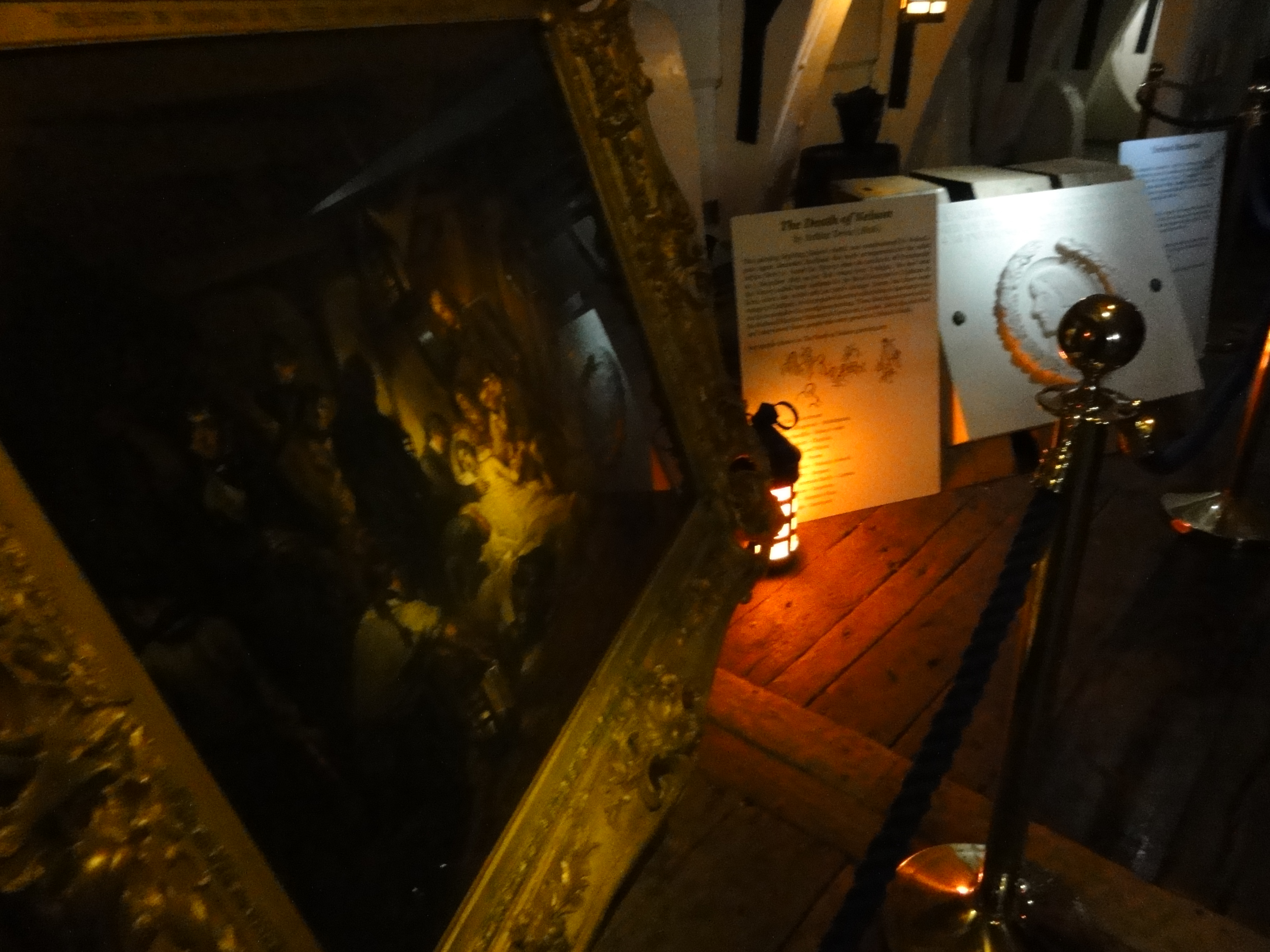 Tribute to Admiral Lord Nelson in the HMS Victory at Portsmouth Historic Dockyard