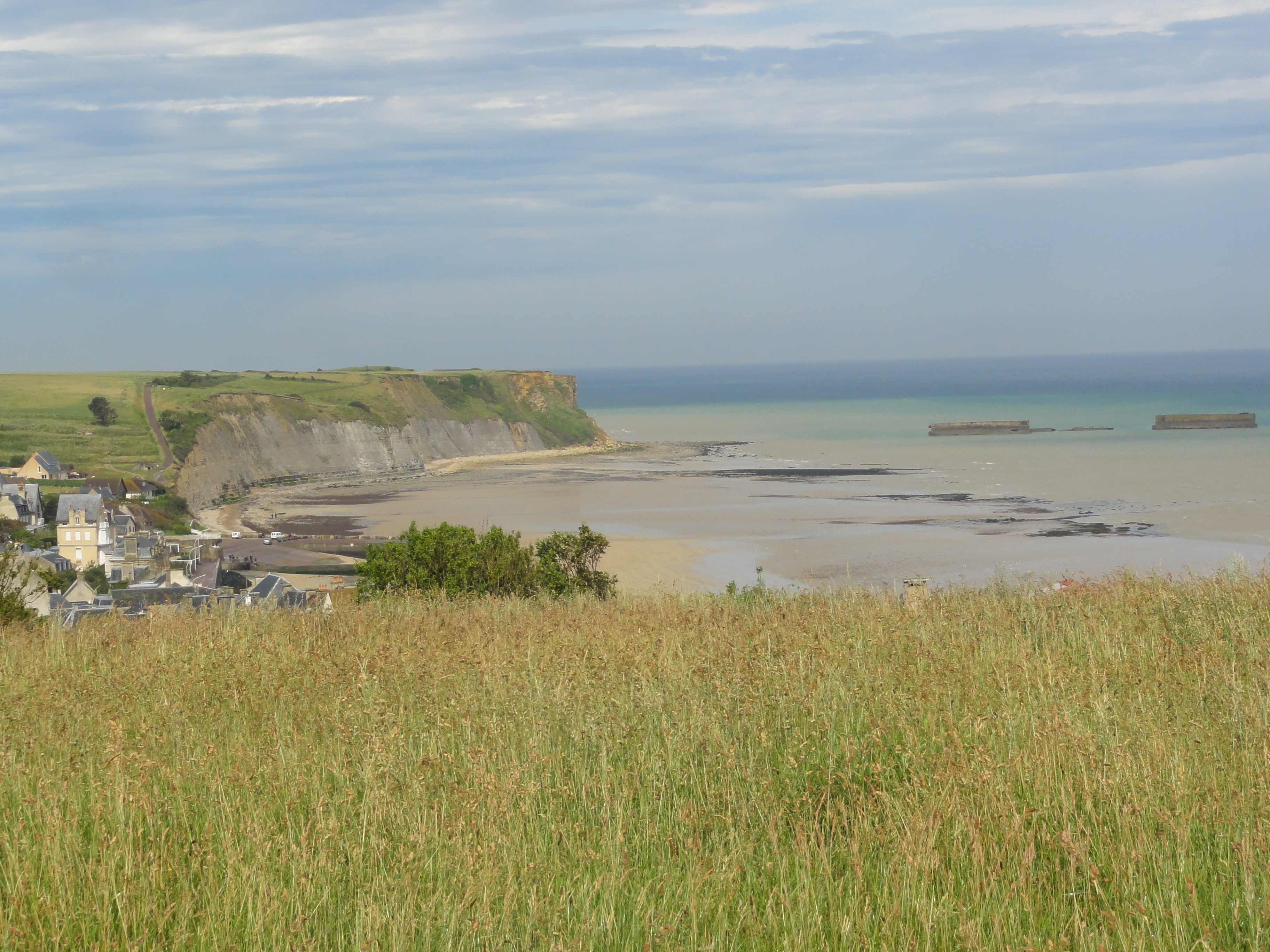 Arromanches 360 view of Gold Beach