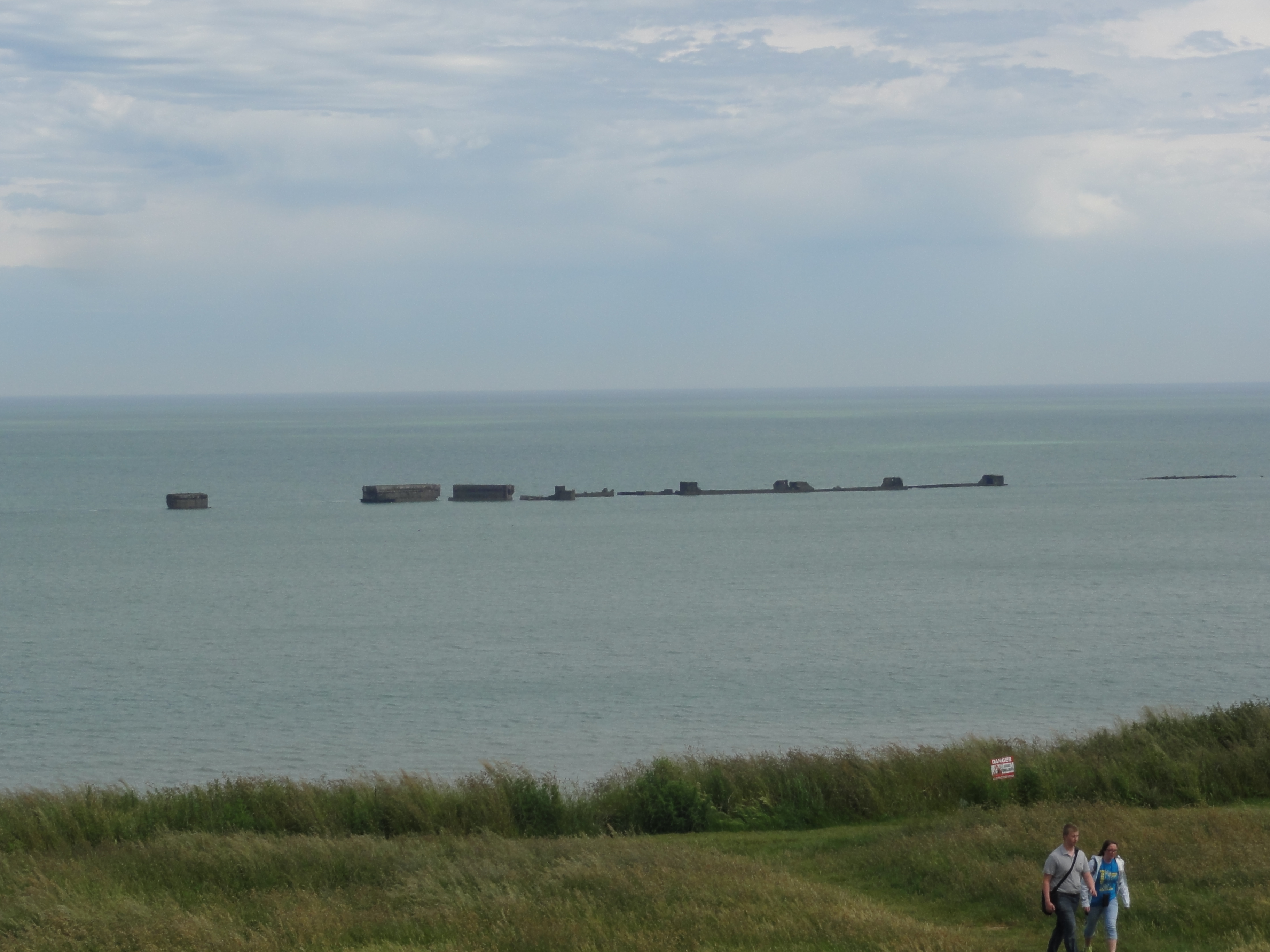 Mulberry harbor at Gold Beach