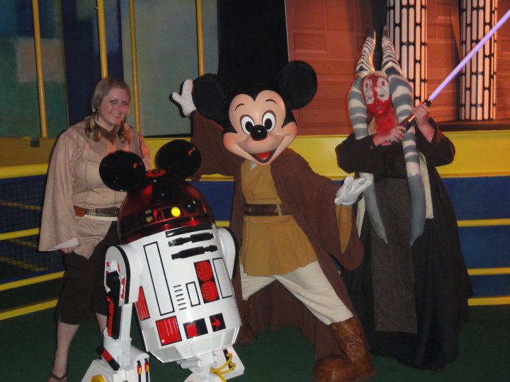 Last Tour to Endor at Disney World. Jedi Mickey!