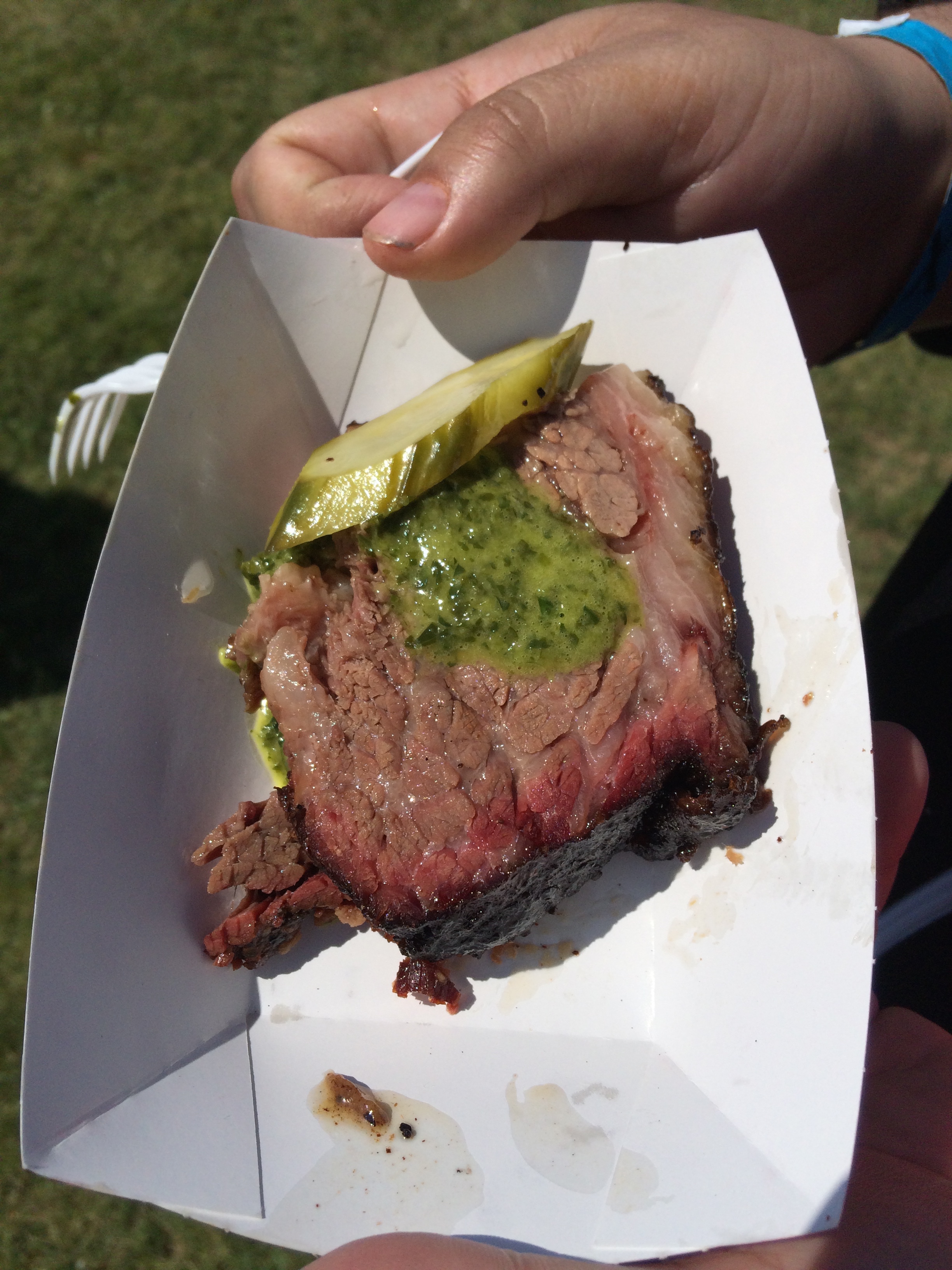 Salt & Pepper Brisket from Fox Bros. Bar-B-Q.