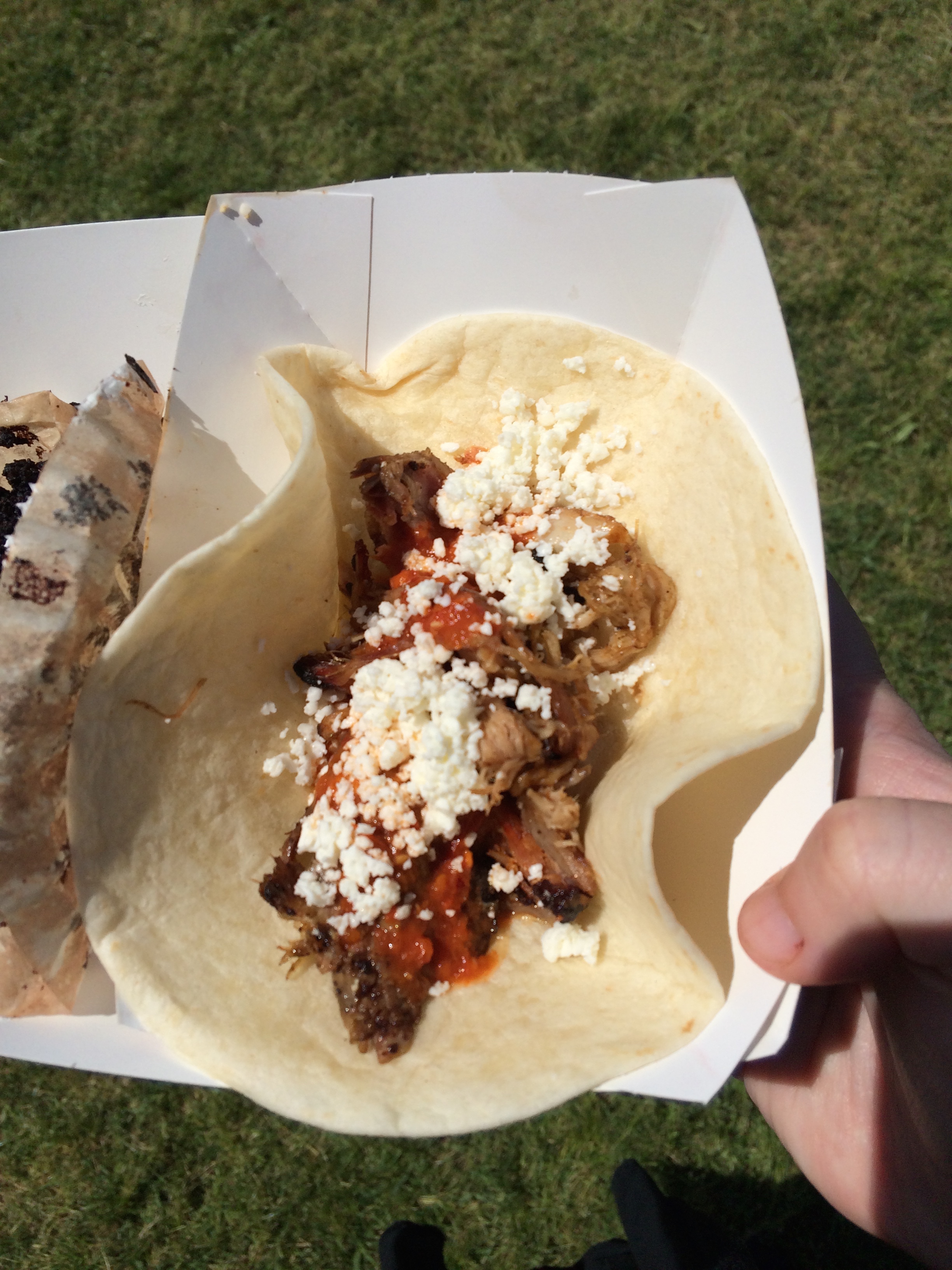 Whole Hog Taco from Fox Bros. Bar-B-Q.