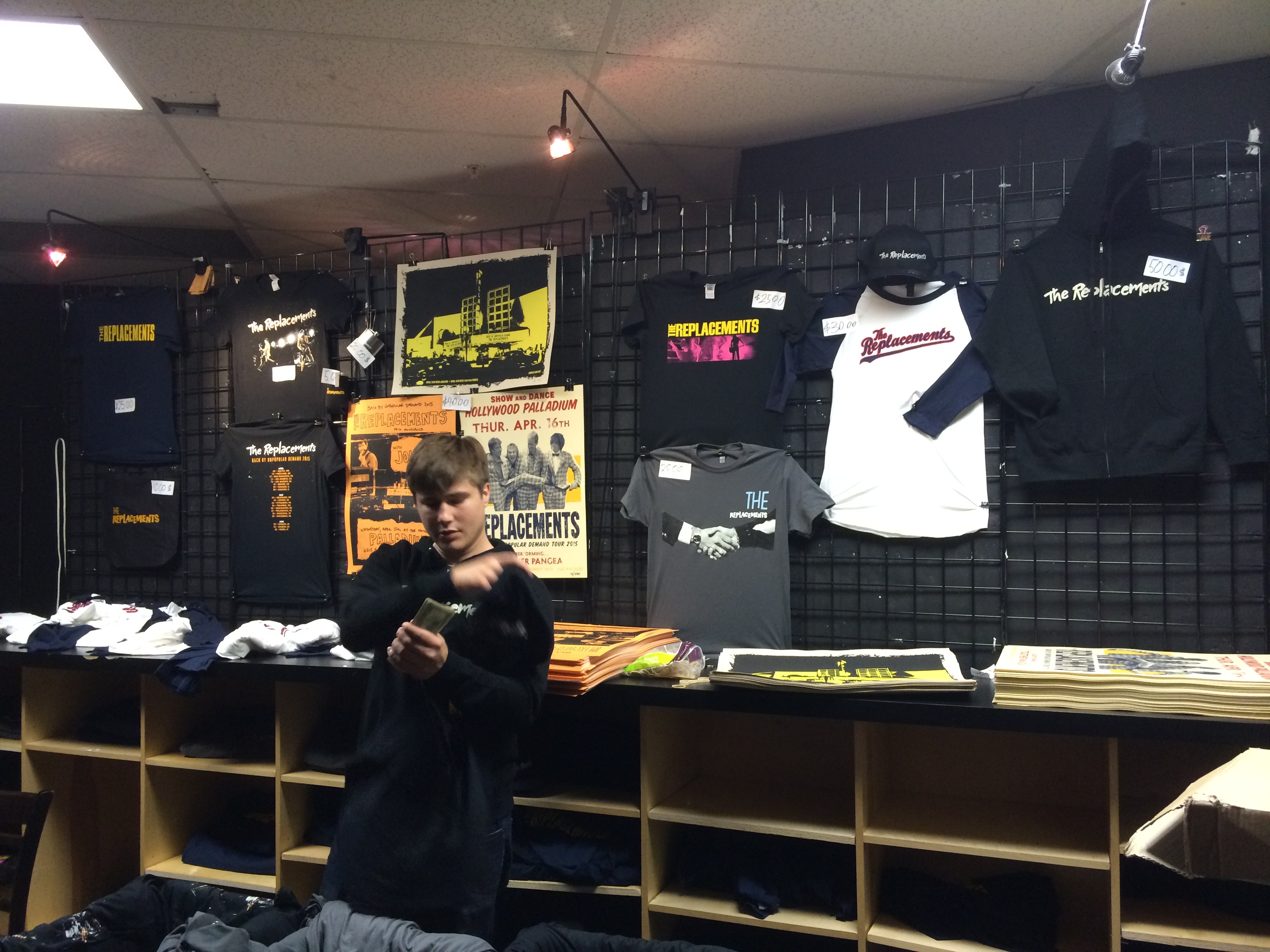 March area for the Replacements concerts