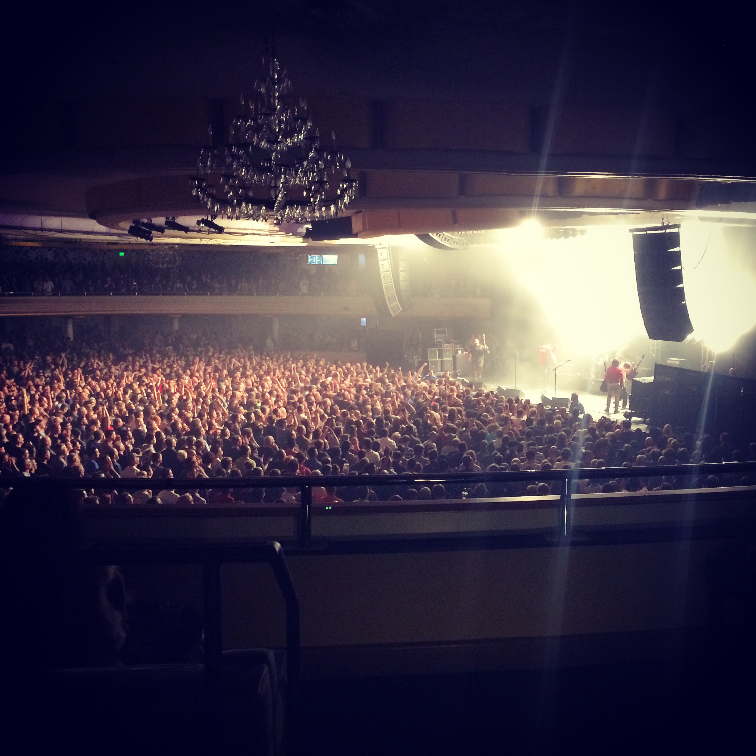 The crowd for the Replacements at the Hollywood Palladium