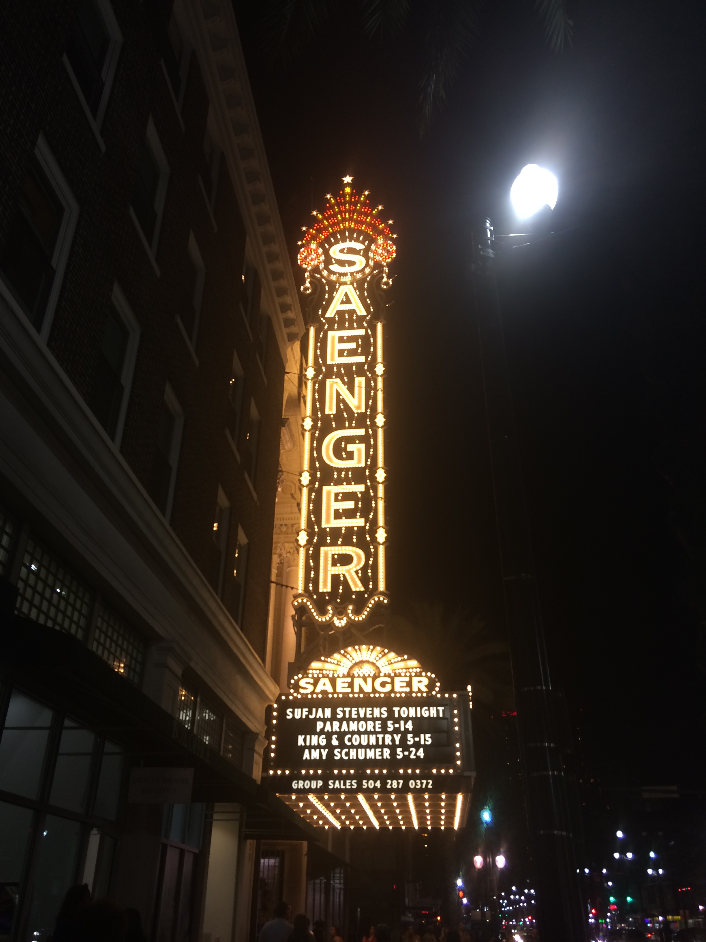 Sufjan Stevens at the Saenger in New Orleans