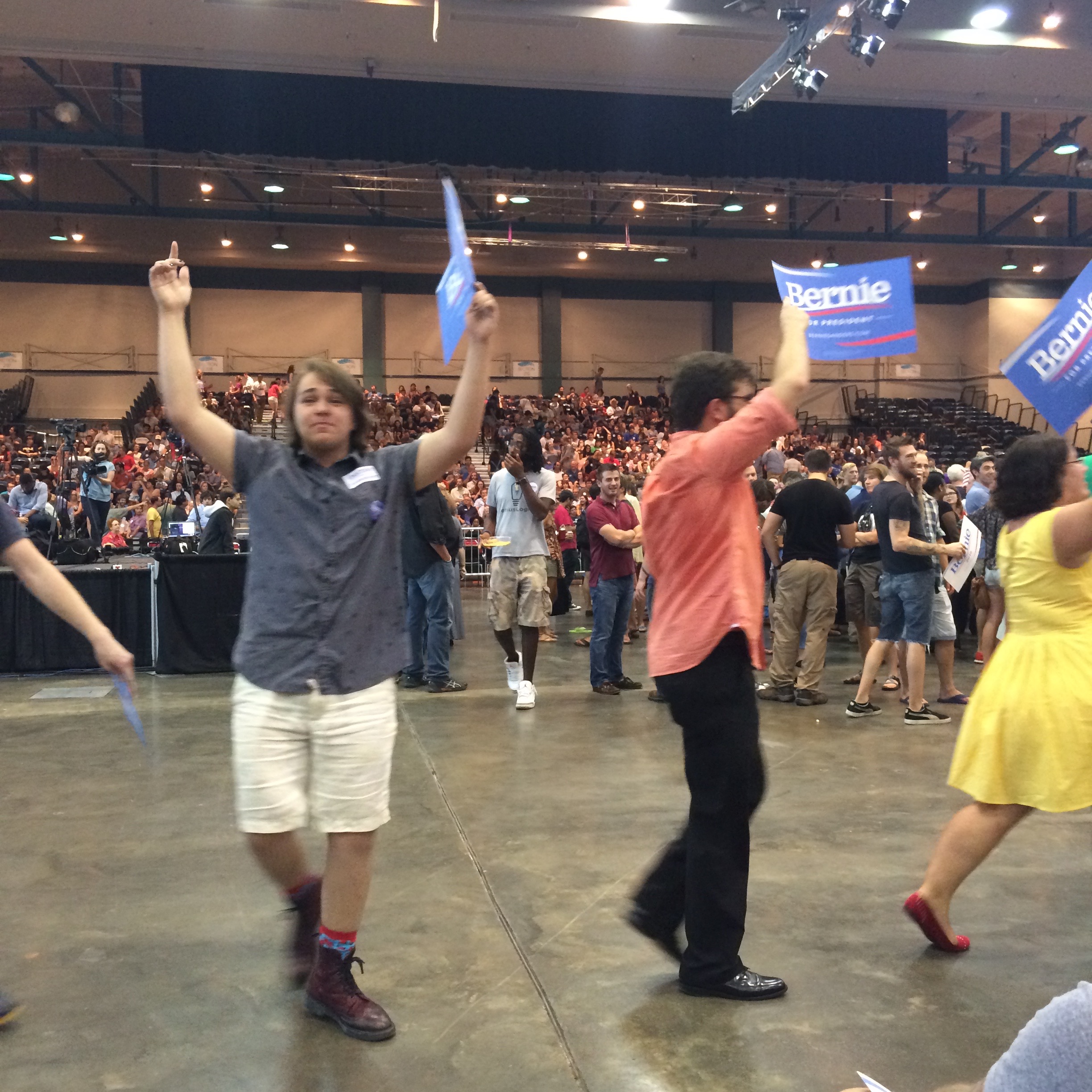 Bernie Sanders Rally in New Orleans, Pontchartrain Center, Presidential Candidate