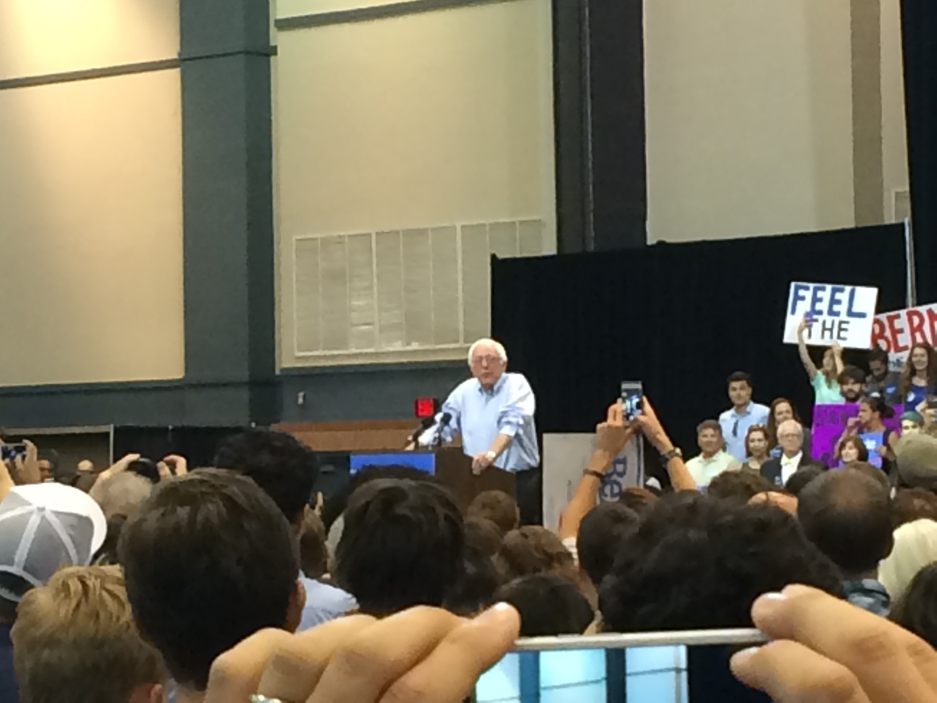 Bernie Sanders Rally in New Orleans, Pontchartrain Center, Presidential Candidate