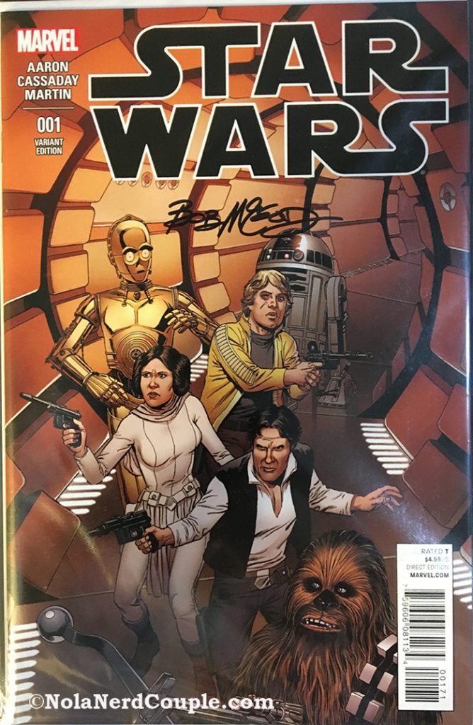 Star Wars #1 comic variant by Bob McLeod.
