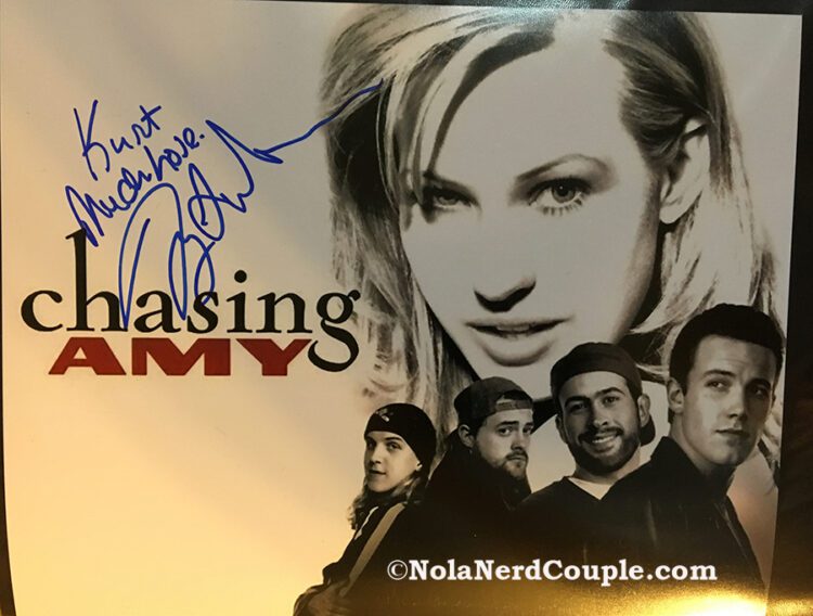 Joey Lauren Adams signed a Chasing Amy photo.
