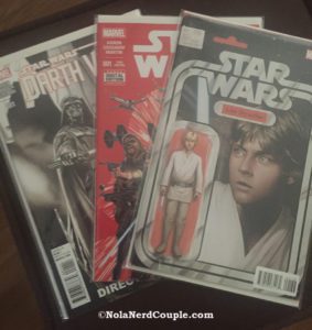 Star Wars has it's own long box in our house.