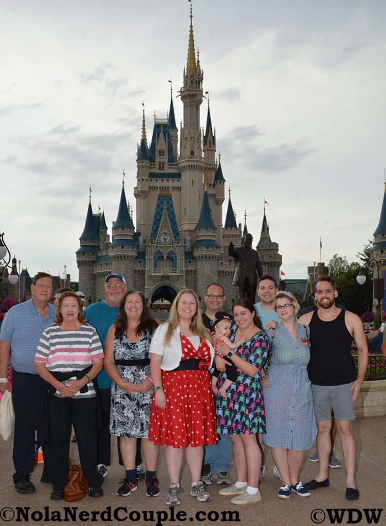 Magic Kingdom, Cinderella's castle, family reunion, disney world