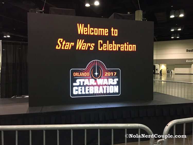 Star Wars Celebration 2017 sign