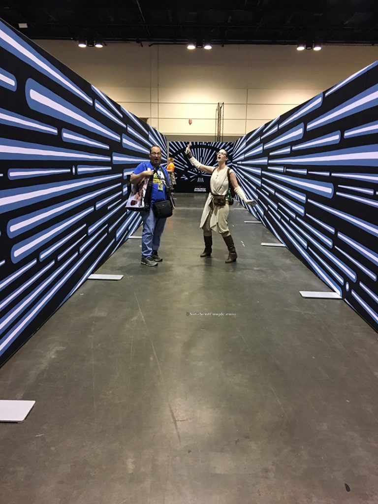 Inspiring nerdy families—Entering "hyperspace" at the Star Wars Celebration Store!