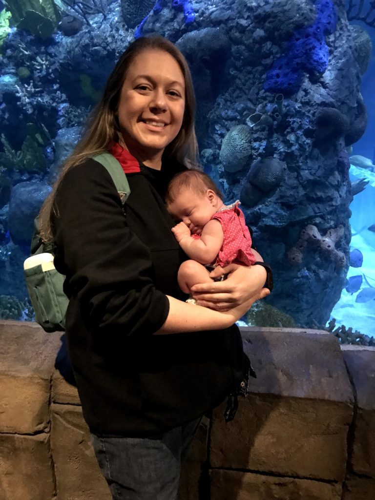 Nola Nerd Baby at Aquarium of The Americas