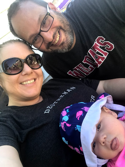 A picture of a family on a. blog about parenting roles.