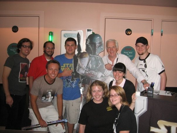 Meeting Jeremy Bulloch at Star Wars Weekends in 2009