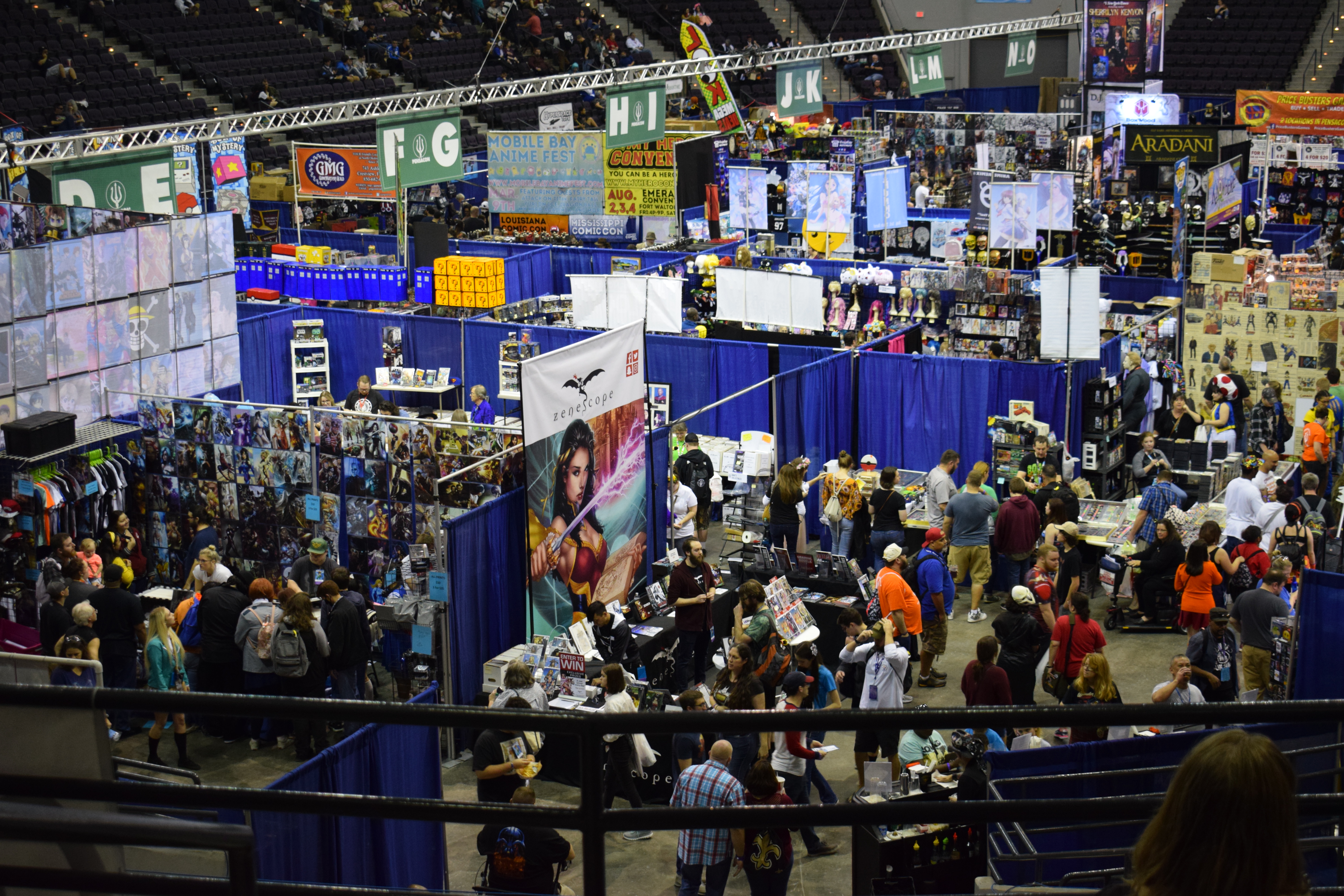 Pensacon Vendor Area - Nola Nerd Couple 2019 Review and Overview