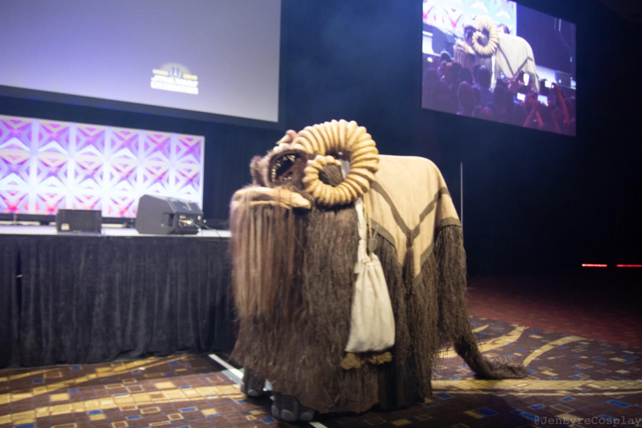 Bantha cosplay at SWCC cosplay competition