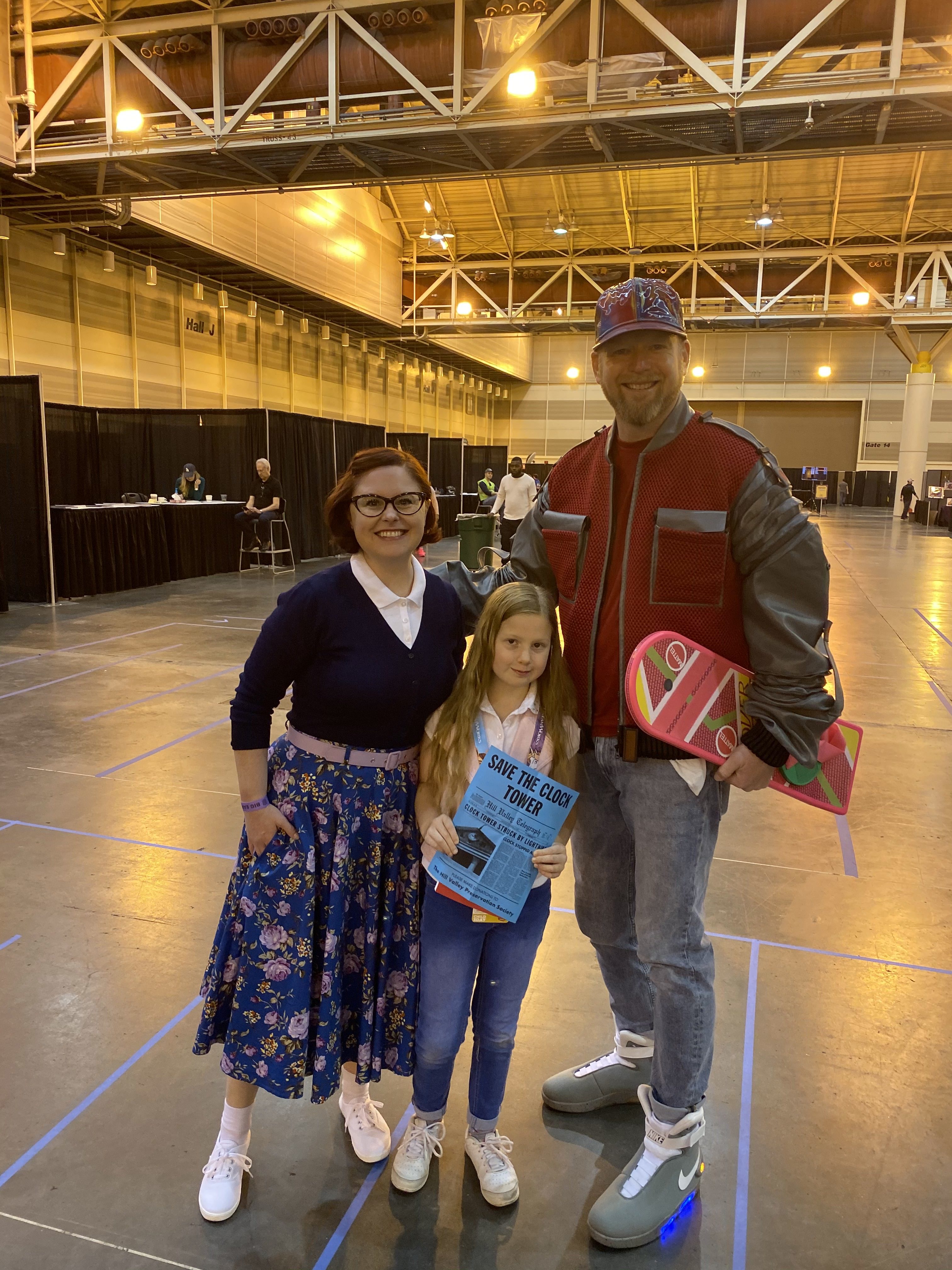 Back to the Future II Family Cosplay!
