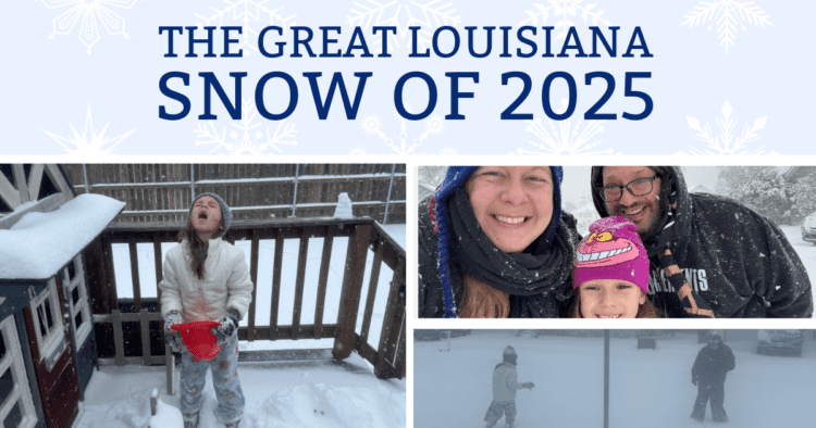 The Nola Nerd Couple Weekly Dispatch: The Great Louisiana Snow of 2025