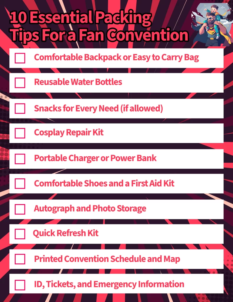 Packing Tips For a Fan Convention
