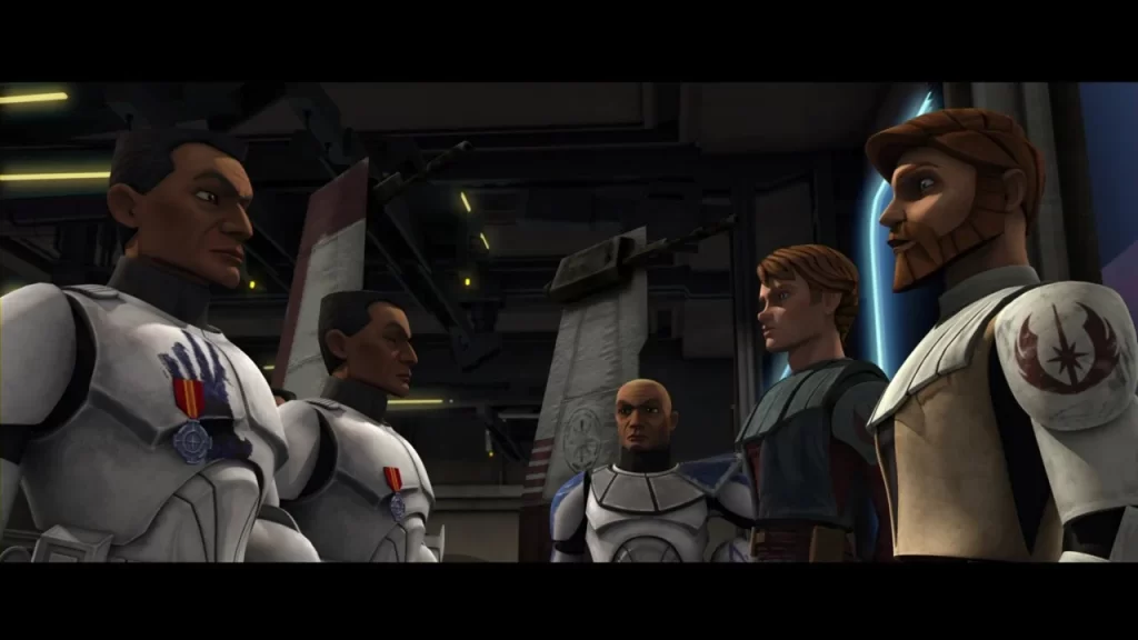 Star Wars The Clone Wars Season 1 Review: Clone Troopers and Obi and Anakin in Rookies